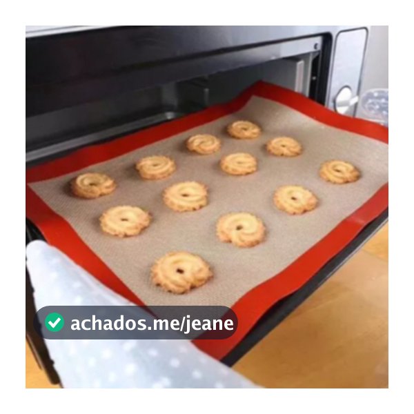 Tapete Antiaderente Culinario Silicone Fibra De Vidro Para Cozinha 42x30 CM Envio Aleatório