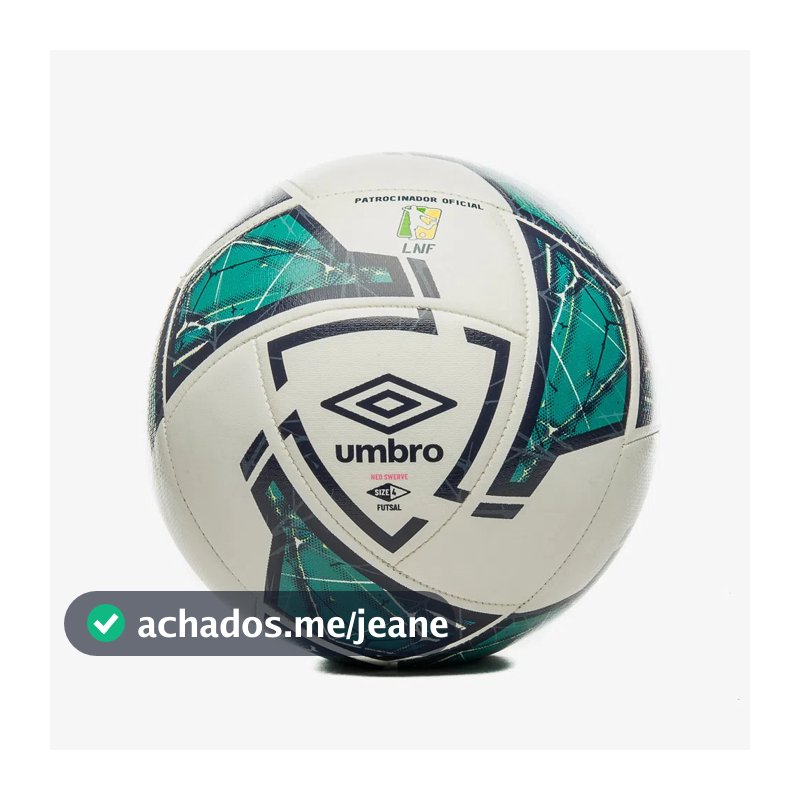 Bola Umbro Futsal Neo Swerve Branco/Verde