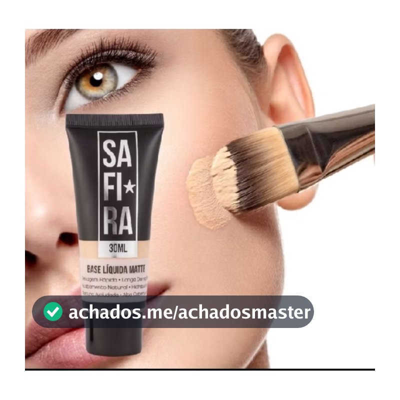 Base líquida Matte Safira Alta Cobertura 35 ml