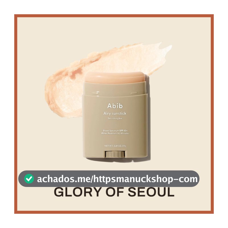 ABIB Airy sunstick Smoothing bar SPF50+ PA++++ 23g