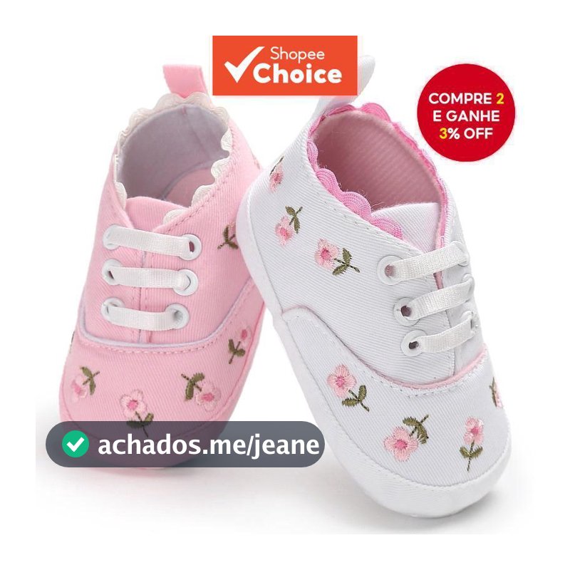 Bebê Meninas Floral Bordado Tênis 0-18 Meses Sola Macia Lona Primeiros Caminhantes Sapatos Infantis
