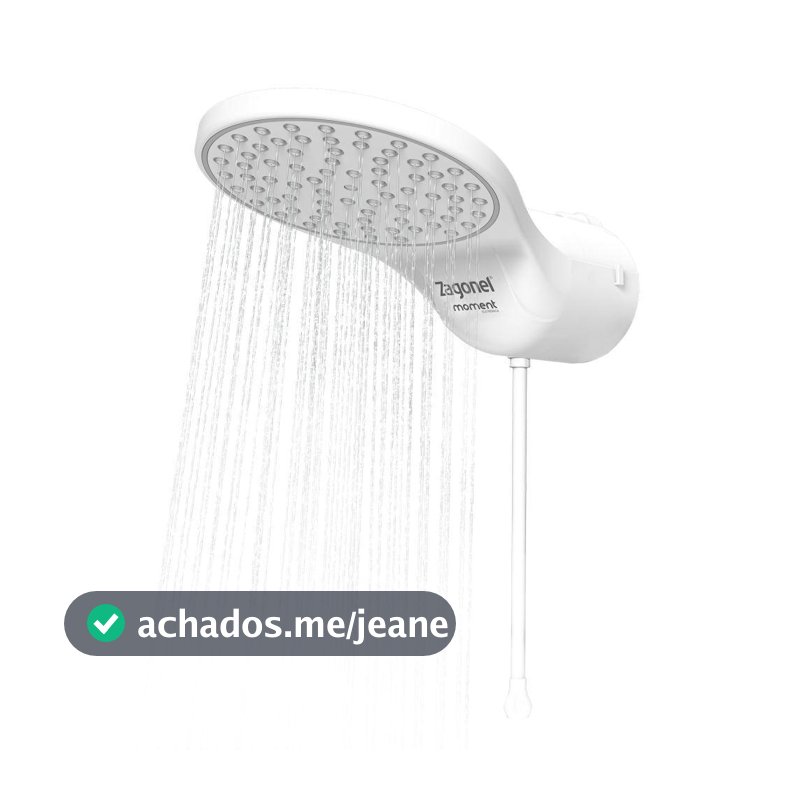 Chuveiro Eletrônico Moment 7.500W Branco Zagonel 220V