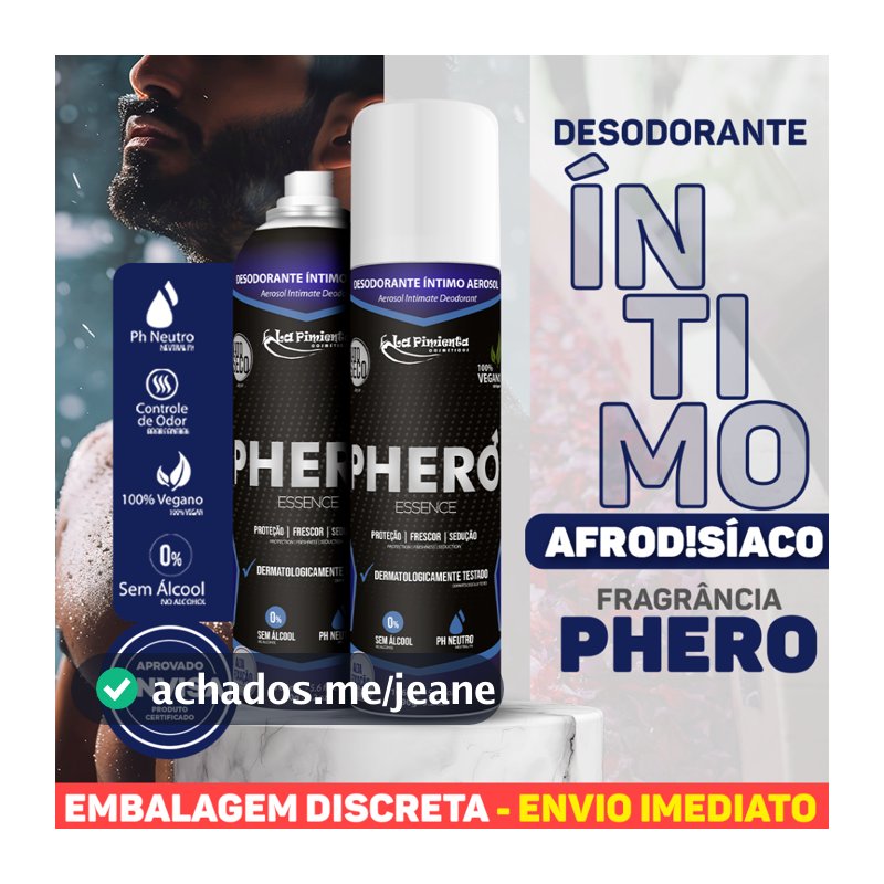 DESODORANTE INTÍMO MASCULINO ANTI ODOR SINTA SE PROTEGIDO ANTES DA HORA H