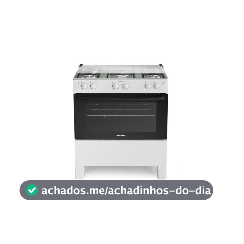 Fogão Itatiaia Star New Piso 5 Bocas Branco Bivolt 3700000360