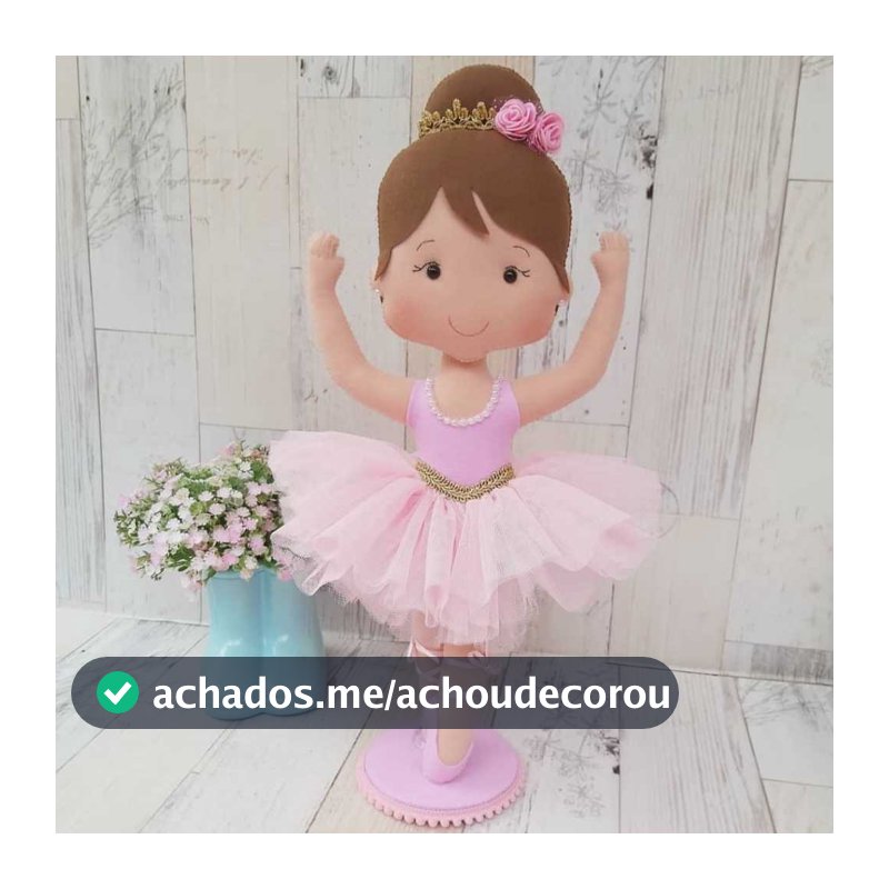 Bailarinas Bonecas em Feltro Decoração de Festas Centro de Mesa Unidade