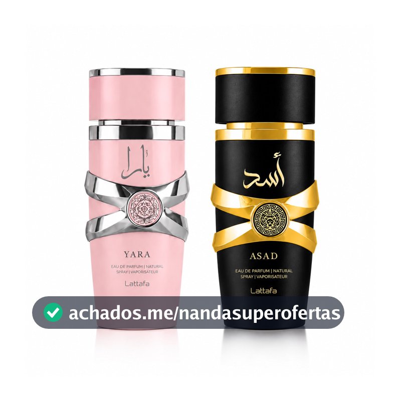 Seleção Lattafa Yara e Asad EDP para Diferentes Momentos