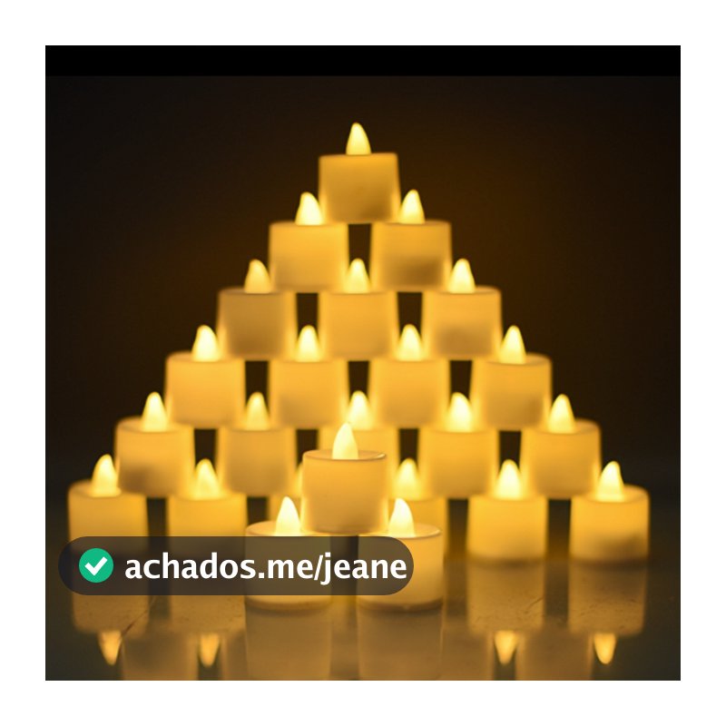 12 Kit Luz De Vela Eletrônica Decorativa Led Festa,/Decoração/Casamento
