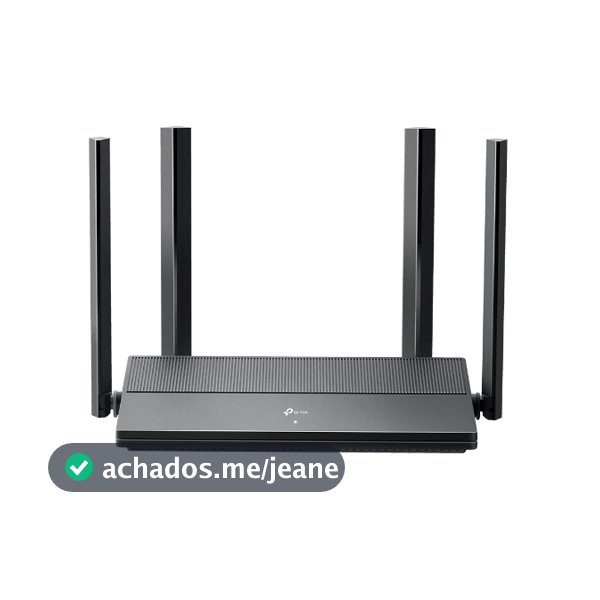 TP-Link EX1500 Roteador Wi-Fi 6 AX1500 Dual Band, 4 portas Gigabit