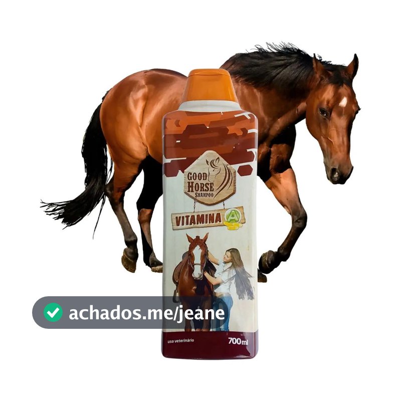 Shampoo Good Horse Vitamina A Crescimento 700ml Profissional