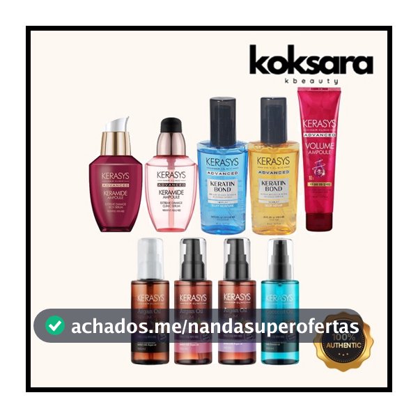 kerasys Óleo capilar reparador Kerasys Argan Moisture Curling hair soro de ampola collection