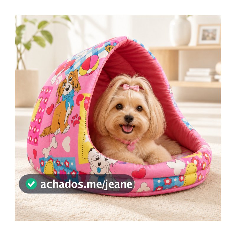 Cama Iglu Pet Cachorro Gato Toca Caminha Casinha Macia Quentinha Pequeno Médio Grande
