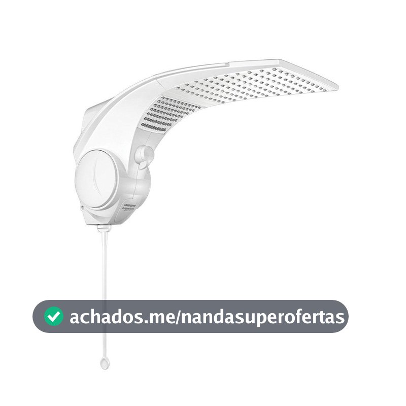 Chuveiro Lorenzetti Duo Shower Quadrada Eletrônico 7500W