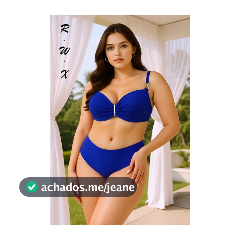 RWX VEST Biquíni Plus Size Moderno com Modelagem Cintura Alta 2025 XX550