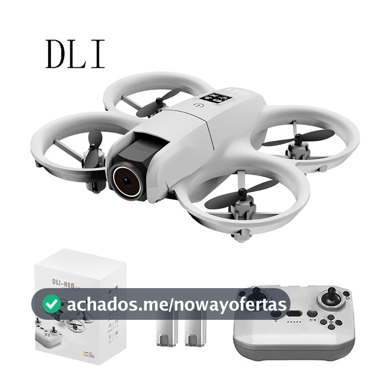 DLI MINI Drone HD Profissional WIFI Dual Cmaera Altitude RC Quadcopter Brinquedos 2 Baterias