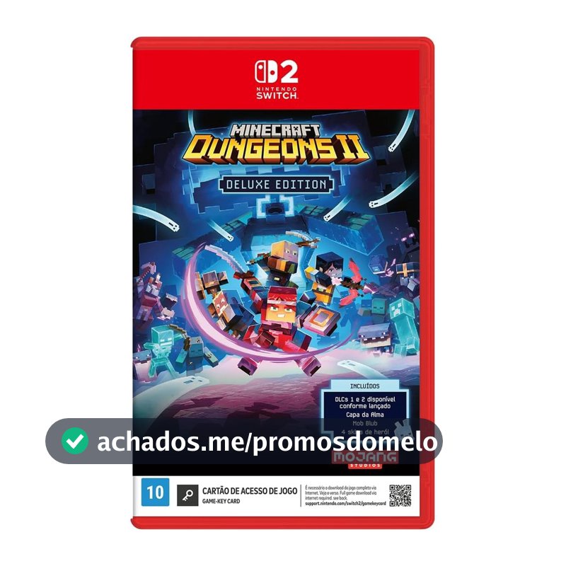 Minecraft Dungeons II Deluxe Edition Switch 2 BR