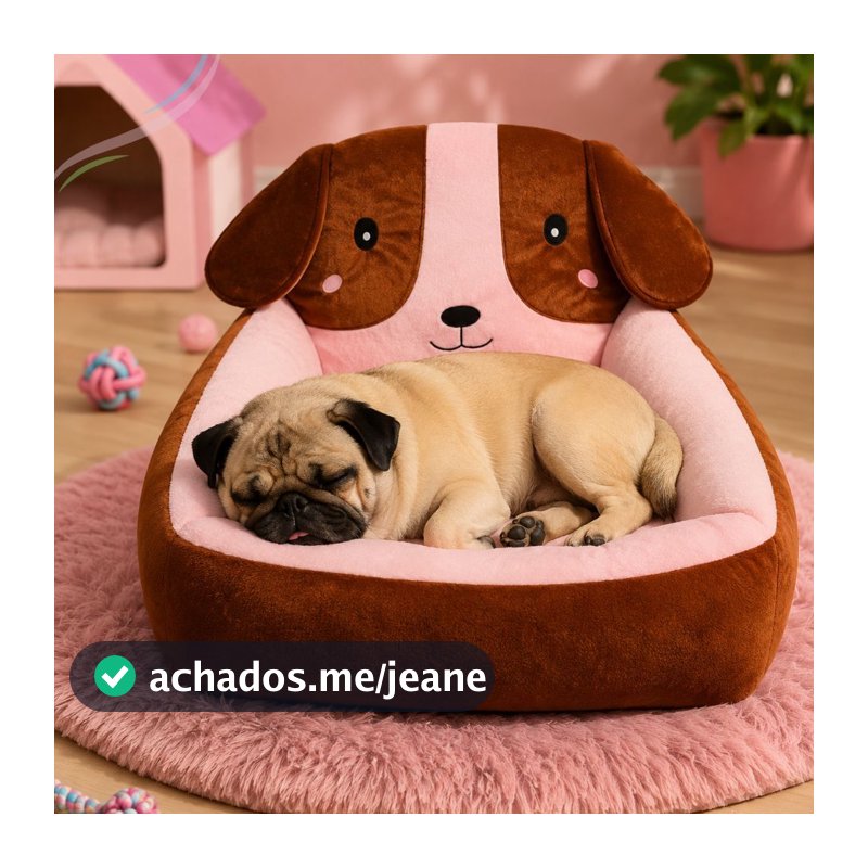 Cama Caminha Para Cachorro E Gato Grande - Caminha Pet Barata Com Cabeceira P e G Luxo
