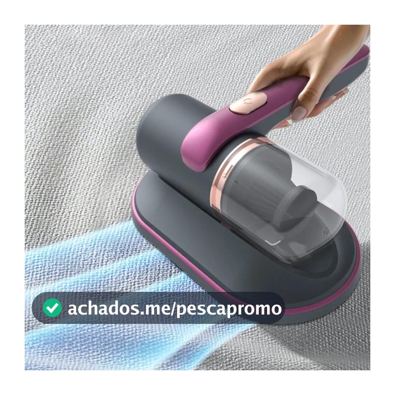Aspirador de Pó Portátil Sem Fio Escova Removedor de Ácaro Recarregável USB