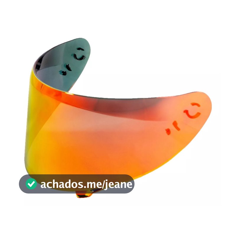 Viseira Capacete Asx Axxis V18b Revo Vermelha Eagle Draken City Segment Nova Vmvision