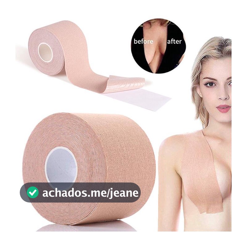 Sutiã Rolo Adesivo Levanta Peito Seio Fita Invisível