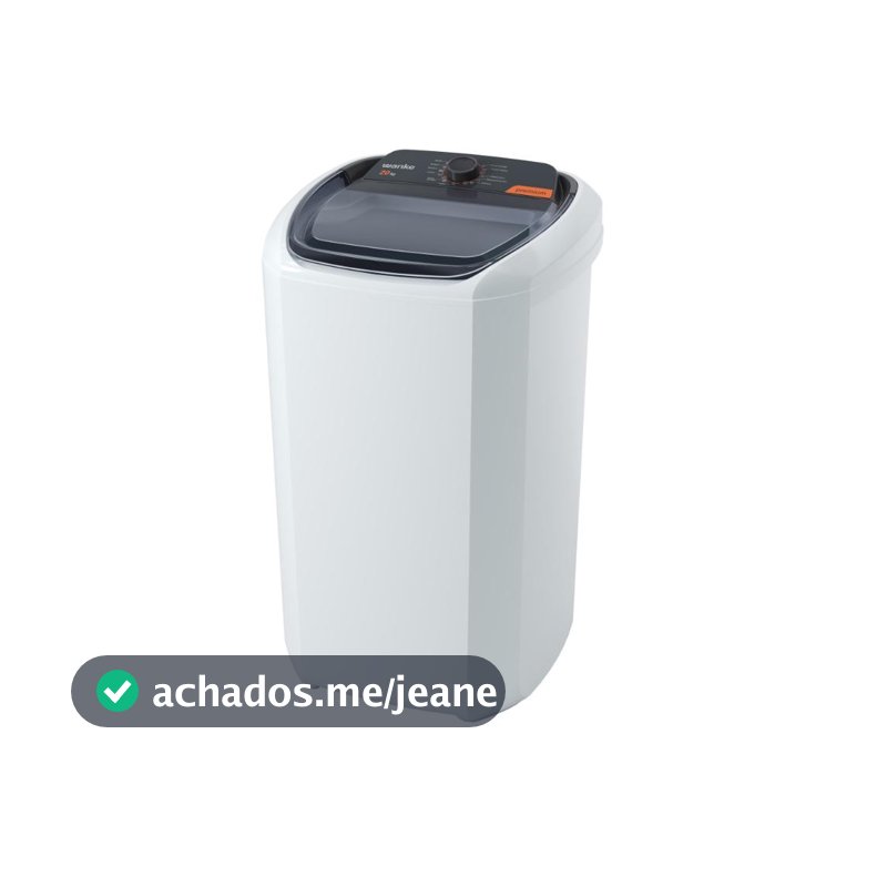 Tanquinho de Lavar Roupas Wanke 20kg Premium Semi-Automática Branco 127V - LWBE201T3