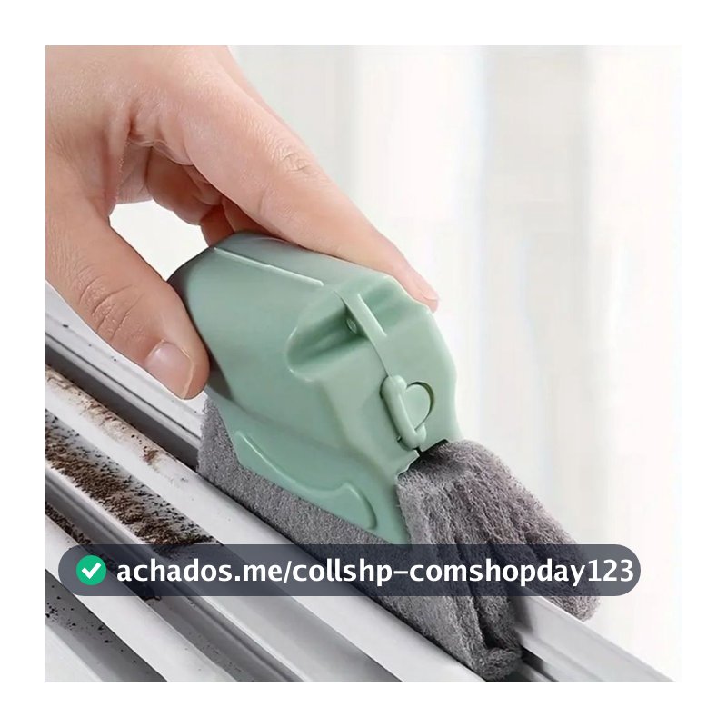 Limpador Janela Escova Limpeza Cantos Multiuso Janelas Cozinha Fogão Limpa Frestas Casa Microfibra
