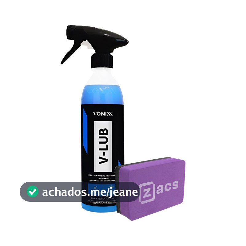 Kit V-lub Vonixx Descontaminante Pintura Taco Clay Bar Zacs