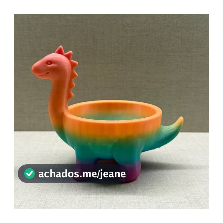 Tigela Dinossauro Infantil - Prato Bacia - Cozinha Kids Decoração Presente Bowl