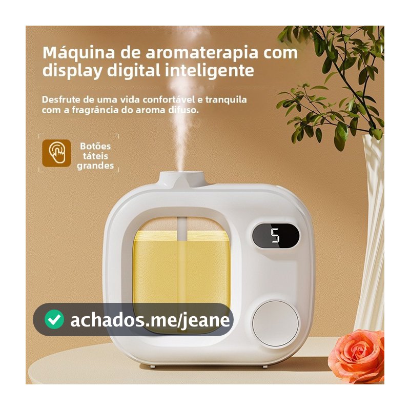 Difusor de Aroma para Quarto e Banheiro, Purificador de Ar Atomizador, Desodorizador e Difusor de Aroma BI2Q