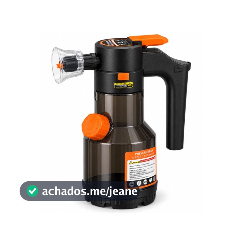 Pulverizador Elétrico Automático Snow Foam Portátil Profissional Para Limpeza Automotiva e Casa Mangueira Bico Ajustável