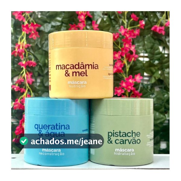Kit Cronograma Capilar EAÊ 500g – 3 Máscaras Multifuncionais (Nova Embalagem)