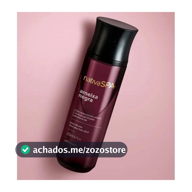 Body splash ameixa negra nativa spa fenomeno de mulher