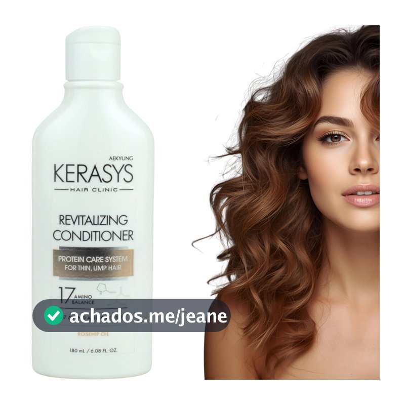 Condicionador Kerasys Revitalizante Óleo Rosa Mosqueta 180ml