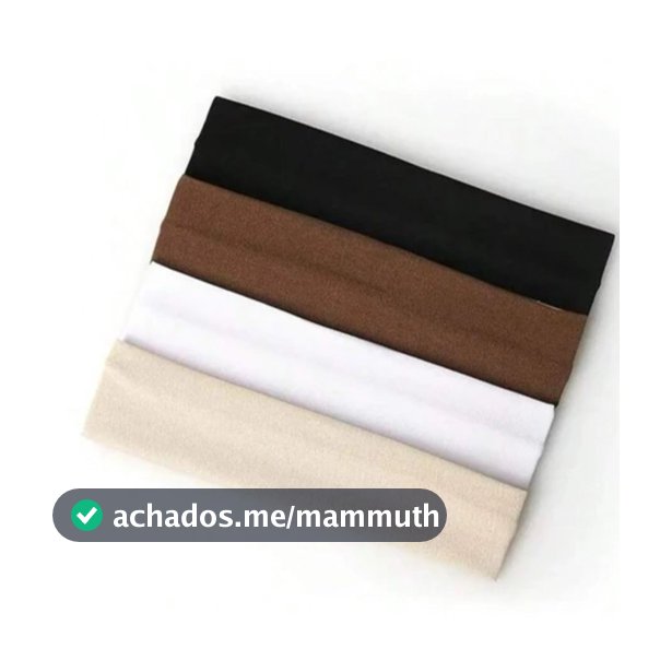 KIT FAIXAS DE CABELO TIARA GINÁSTICA ACADEMIA ESPORTE BRANCO PRETO