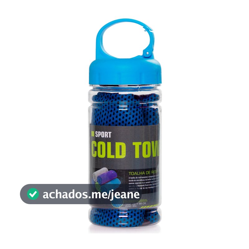 Toalha Microfibra Academia Seca Rápido Refrescante Esportiva Absorvente Fitness + Estojo
