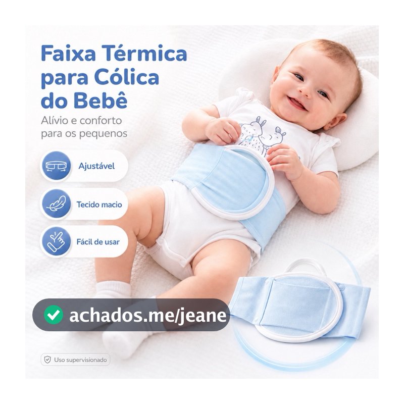 Cinta Térmica Para Cólica C/ Bolsa Gel