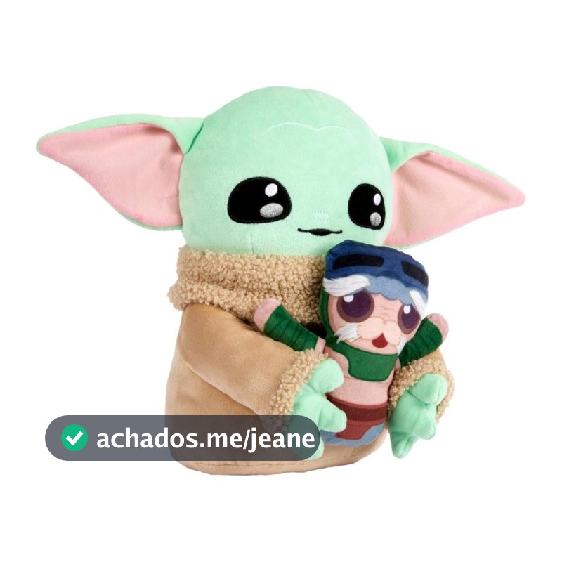 Pelúcia Star Wars The Mandalorian Bebê Grogu com Som 25 cm - Mattel HXV50