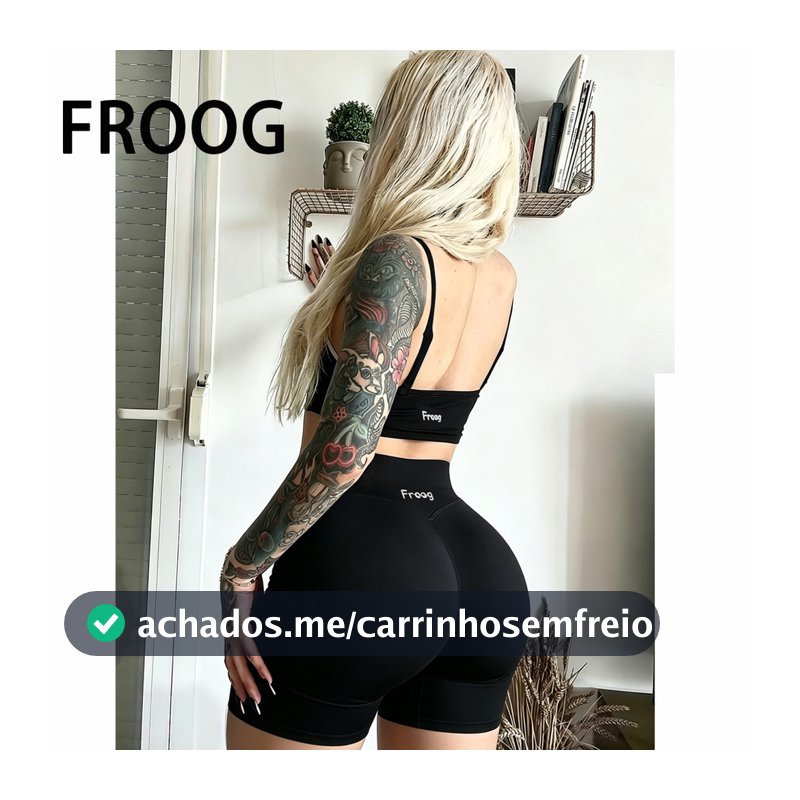 Short Esportivo Feminino Cintura Alta Alta Compressão com Bolso Empina Bumbum Zero Transparência Corrida Treino Academia