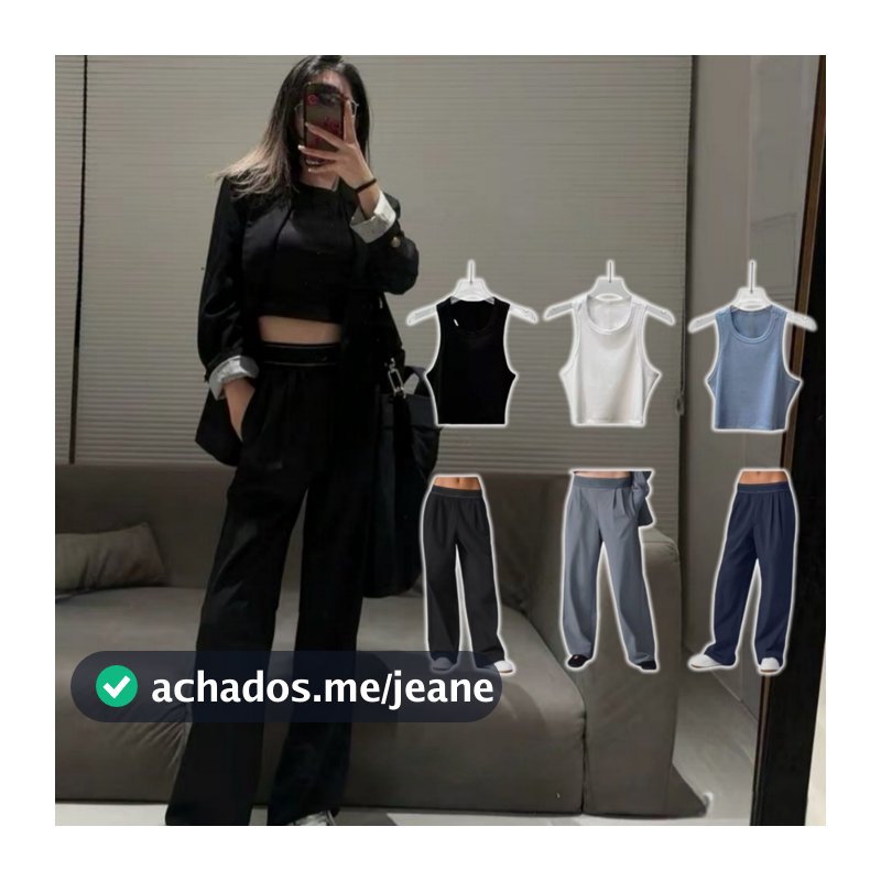 Terno Diário casual Feminino Conjunto De yoga Calças Compridas Femininas + Moda Cortada Roupas De 2 Peças Com Rosca Tric