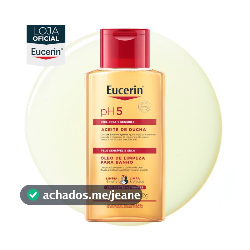 EUCERIN Óleo de Limpeza Corporal pH5 200ml