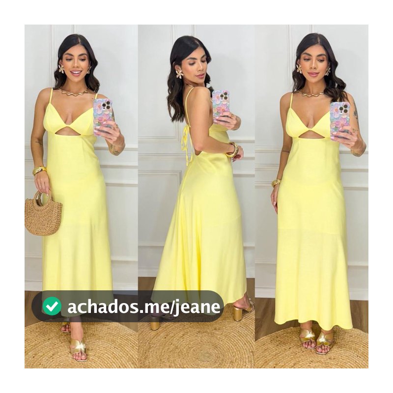 VESTIDO MIDI COM DECOTE  V 💫 COSTAS ABERTAS, ELEGANCIA e CAIMENTO PERFEITO❤️❤️❤️