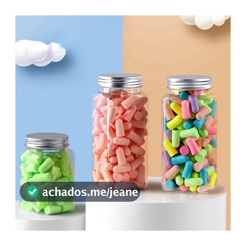 60/120pcs Tampões de Ouvido de Espuma Macia para Viagem, Redução de Ruído, Protetor de Ouvido com ISO
