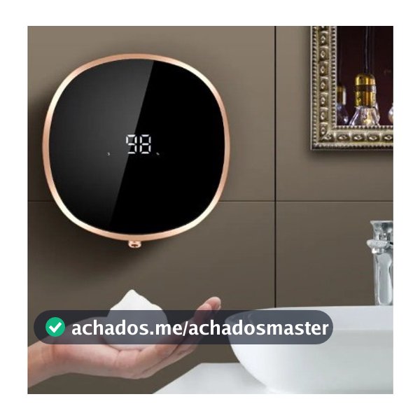 Dispensador Automático de Sabonete em Espuma com Sensor e Display Digital