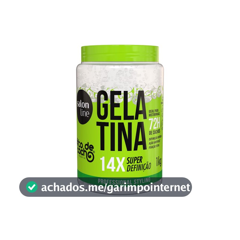 Gelatina Todecacho Não sai da Minha Cabeça 1 kg - Salon Line