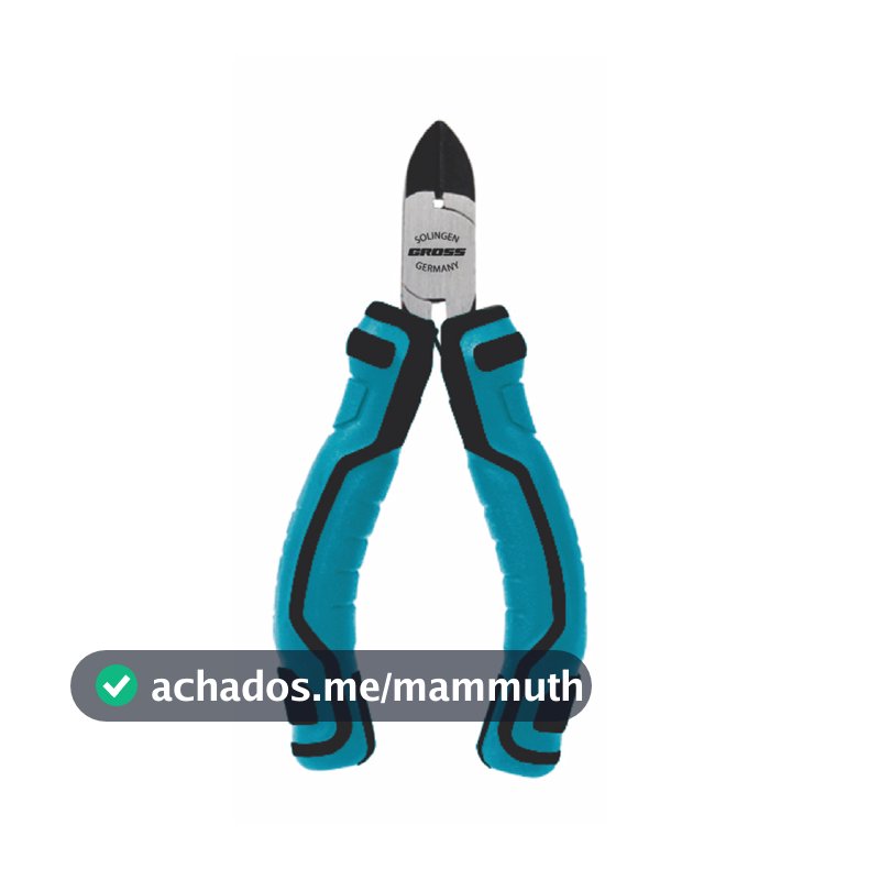 MINI ALICATE CORTE DIAGONAL, REFORCADO, FOSFATIZADO, 4.1/2POL., 110MM, 1PC // GROSS