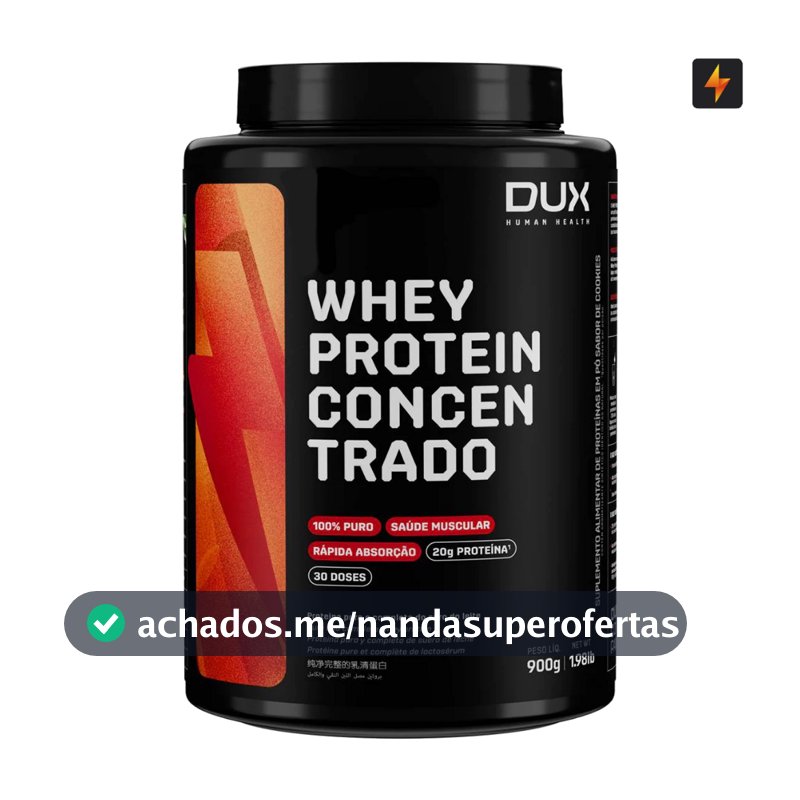 Whey Protein Concentrado 900g Dux Nutrition Human Health