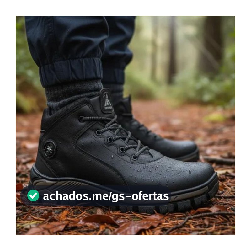 Bota Coturno Militar Tático Masculino Urbano Motociclista Trilha Confortável Premium