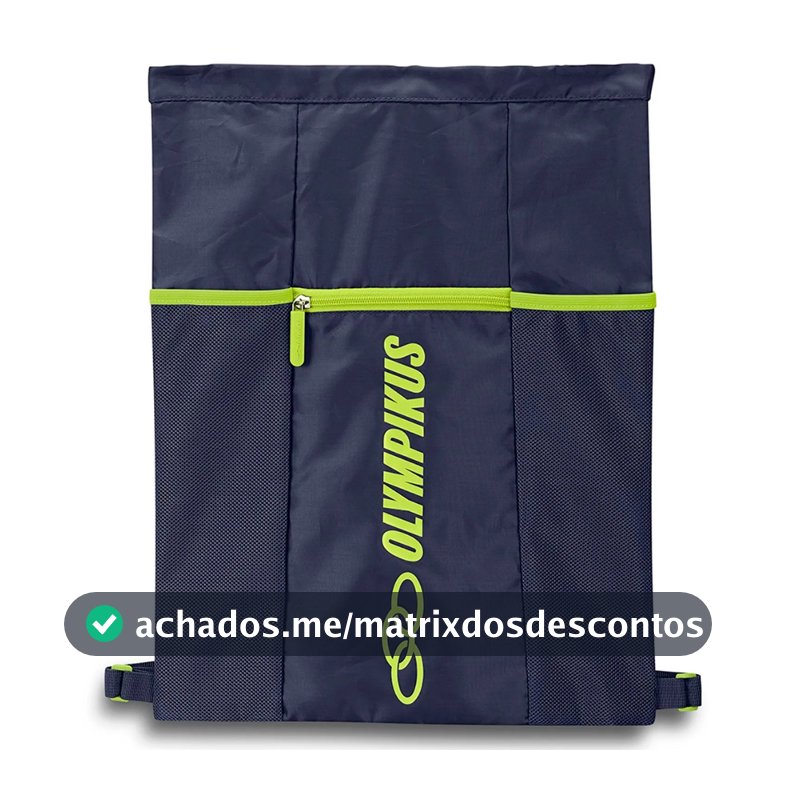 Mochila Sacola Bolsa de Academia Fitness Gym Sack - Olympikus