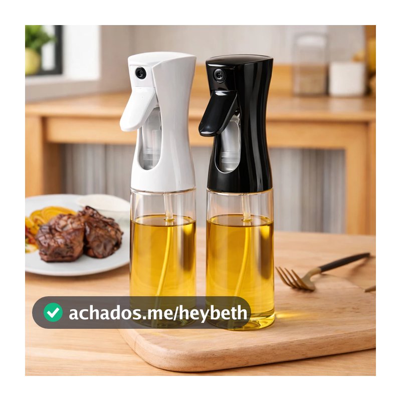 Spray Borrifador de Azeite Pulverizador automático para cozinha de vidro água Óleo Vinagre