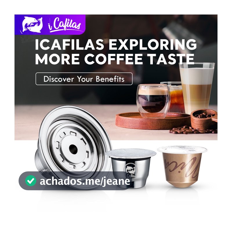 i Cafilas YN01 Cápsulas Conversor Filtro Adaptador De Café Reutilizável Para Máquinas Nespresso Vertuo POP Vertuo Next
