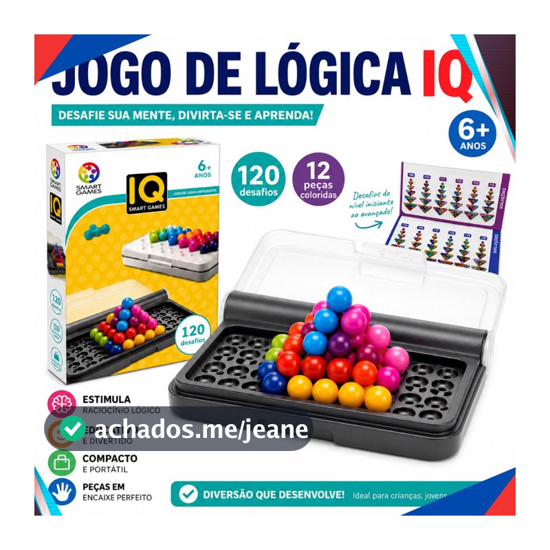IQ Puzzler Pro Jogo De Lógica 120 Desafios Quebra Cabeça 2D 3D Educativo